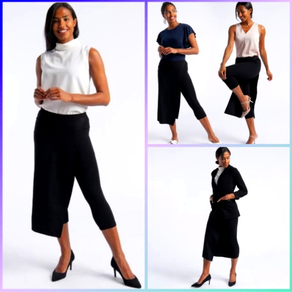 Betabrand Sassiest Pant Long Navy Blue
